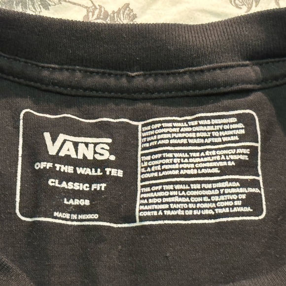 Vans Men’s T-Shirt, Black, Large - Picture 3 of 3